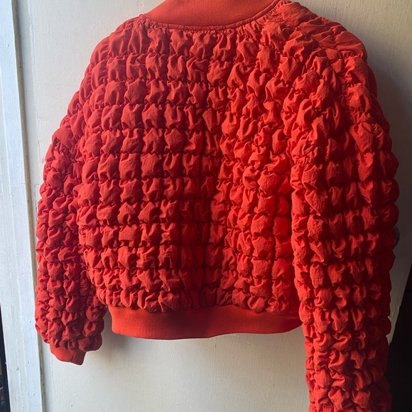 Urban Puffy Orange Jacket - Picture 5 of 6